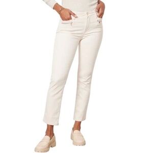 NWT PAIGE Cindy ecru jeans 27